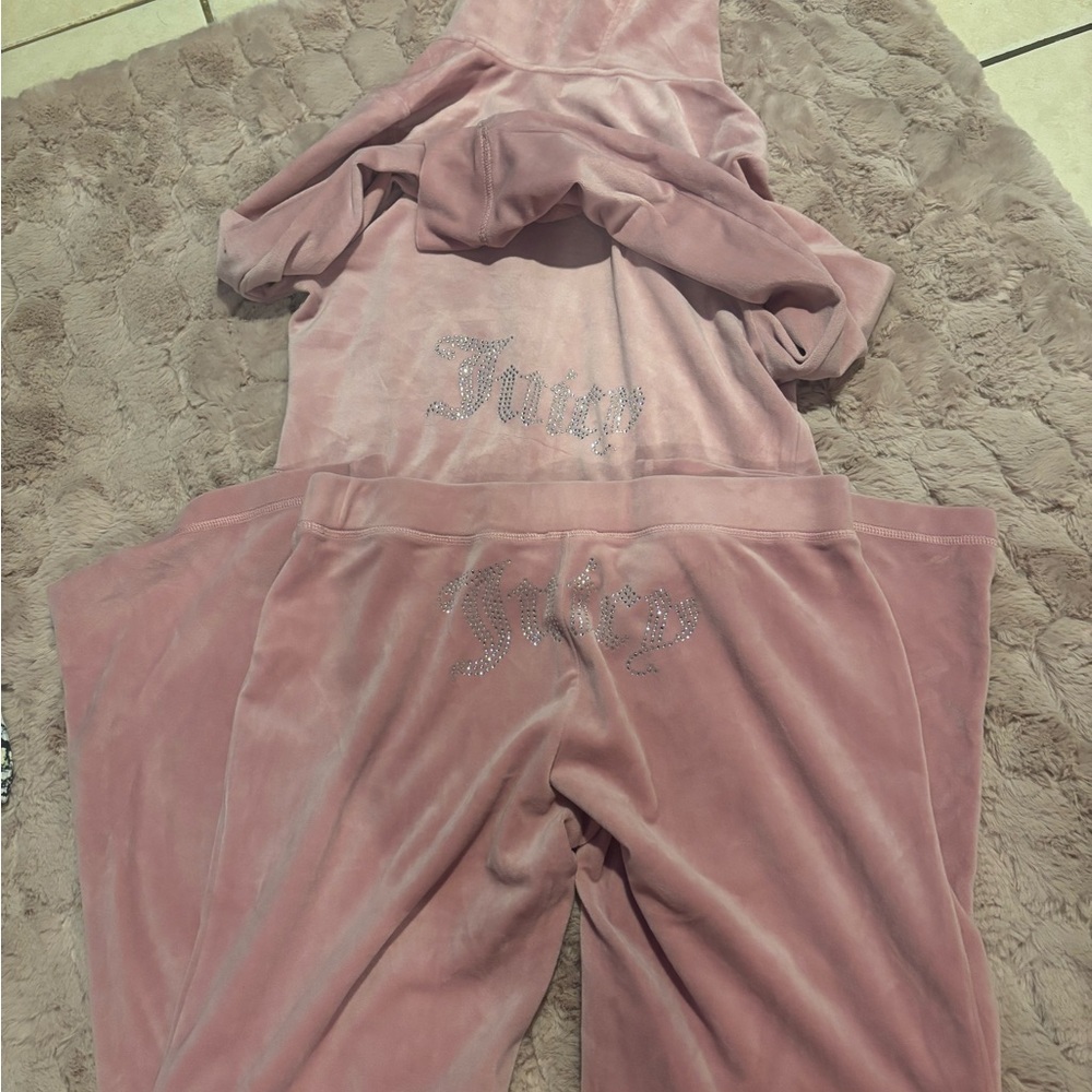 Juicy Couture Pink Velour Tracksuit